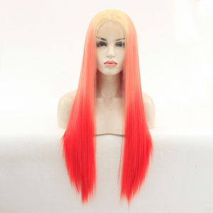 3 Color Hightlights Lace Front Wigs Synthetic